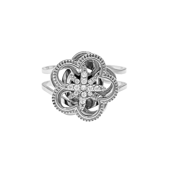 Spinning Ring Sparkle Flower