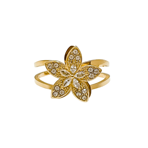 Spinning Ring Glamour Flower
