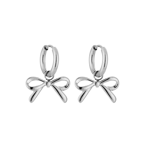 Oorbellen Hoop Tiny Bow