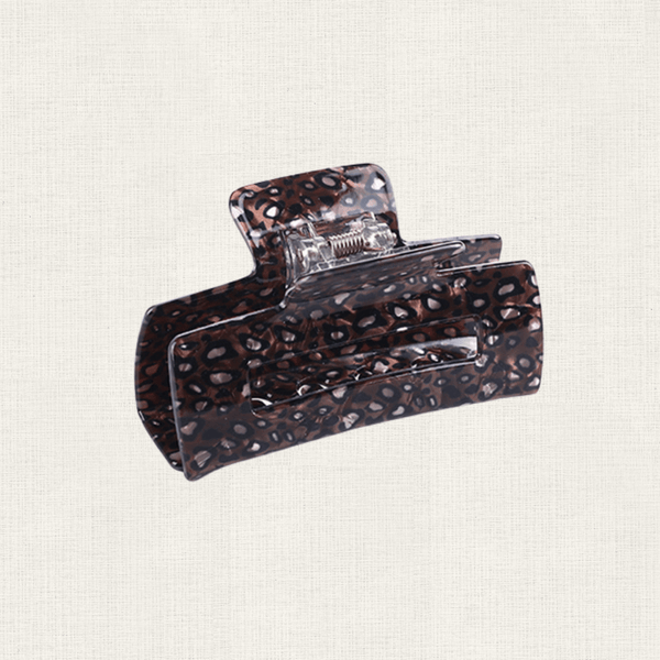 Haarclip Cheetah Brown
