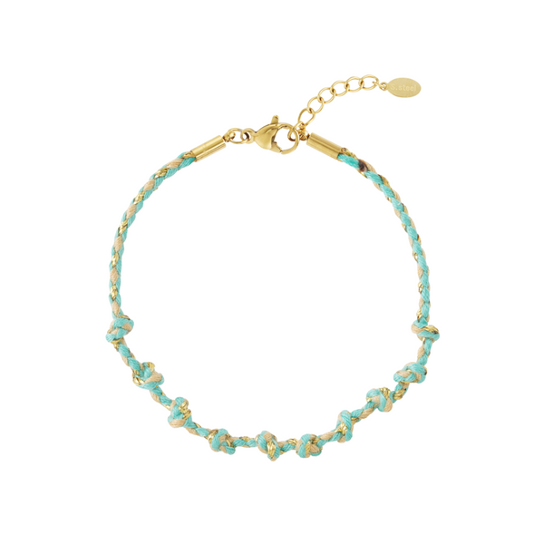 Armband Basis Surfkoord Turquoise