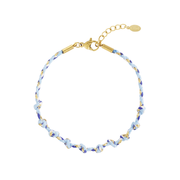 Armband Basis Surfkoord Blauw