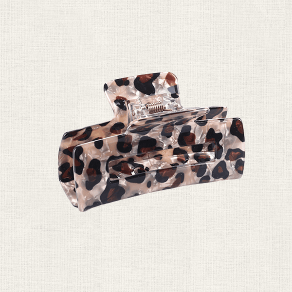 Haarclip Leopard Beige Brown