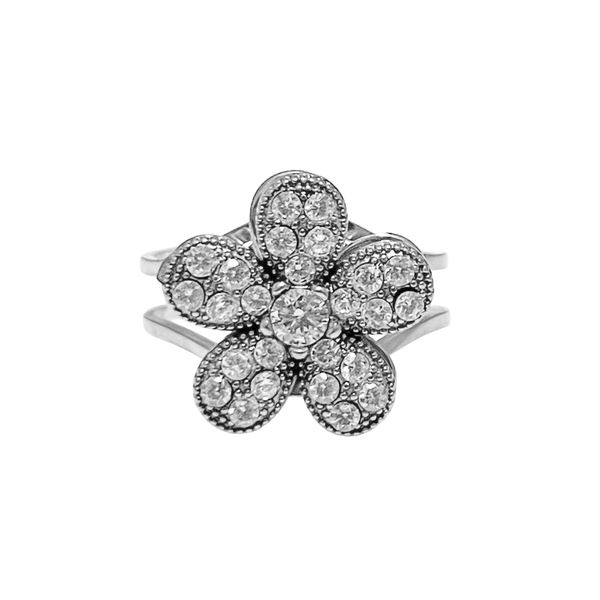 Spinning Ring Shiny Flower