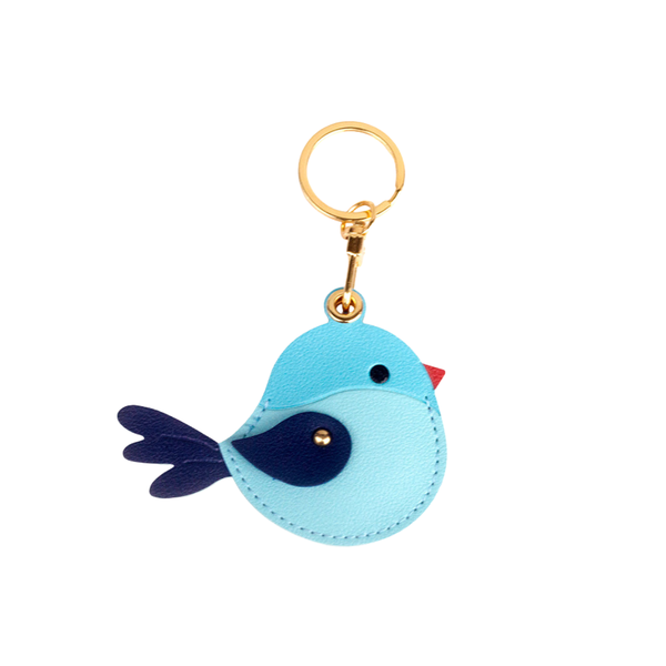Sleutelhanger Vogel - Blauw