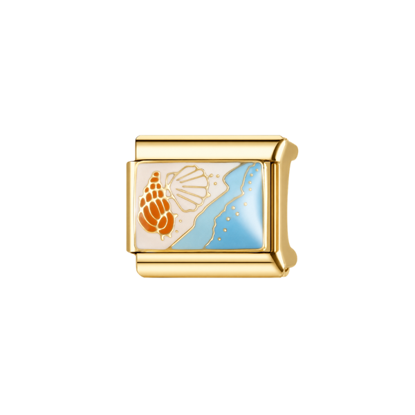 Italian Charm Strand Goud - 1 Stuk