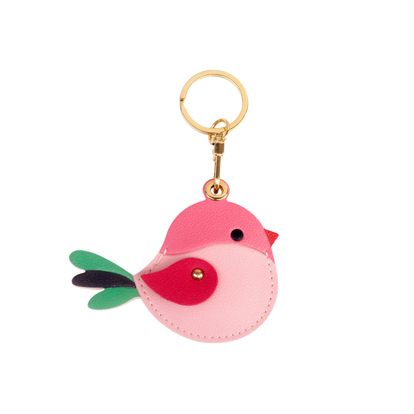 Sleutelhanger Vogel - Roze