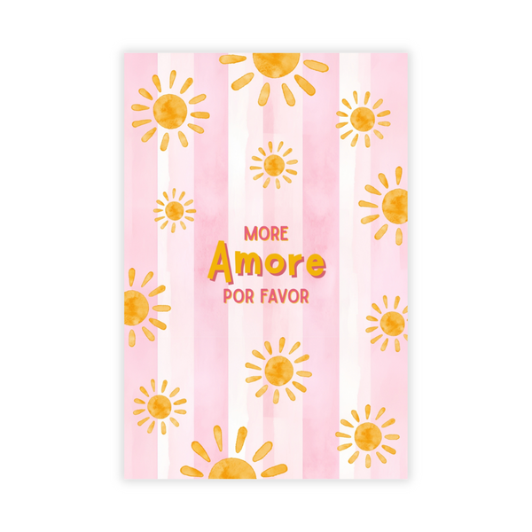 Kaartje More Amore Por Favor