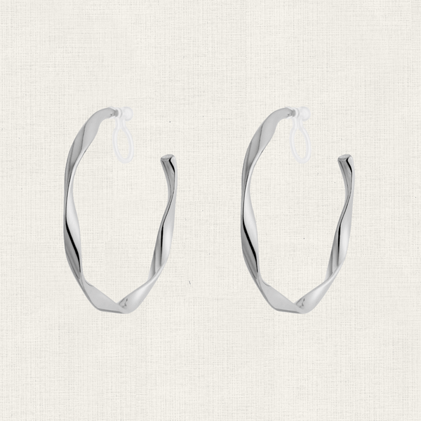 Oorbellen Clip-on Twist Hoop