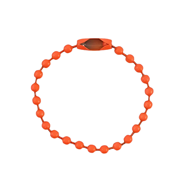 Ball Chain Met Slotje 10cm Oranje - 1 Stuk