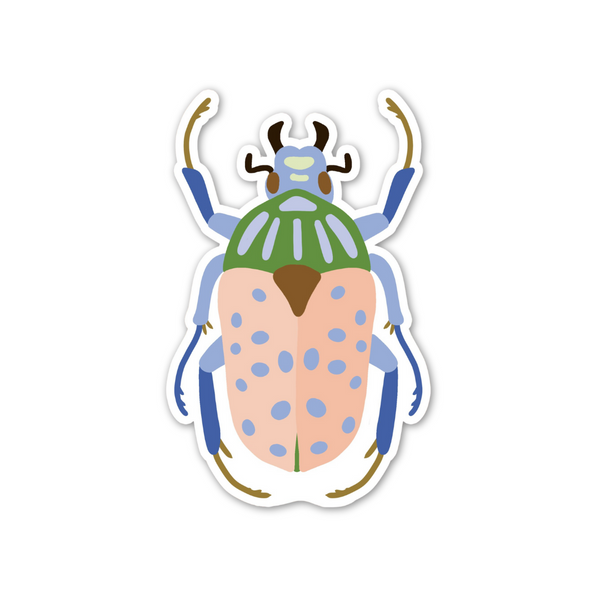 Vinyl Sticker Muchable Scarabee Kever - 1 Stuk