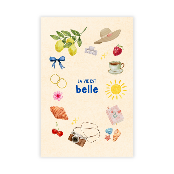 Kaartje La Vie Est Belle