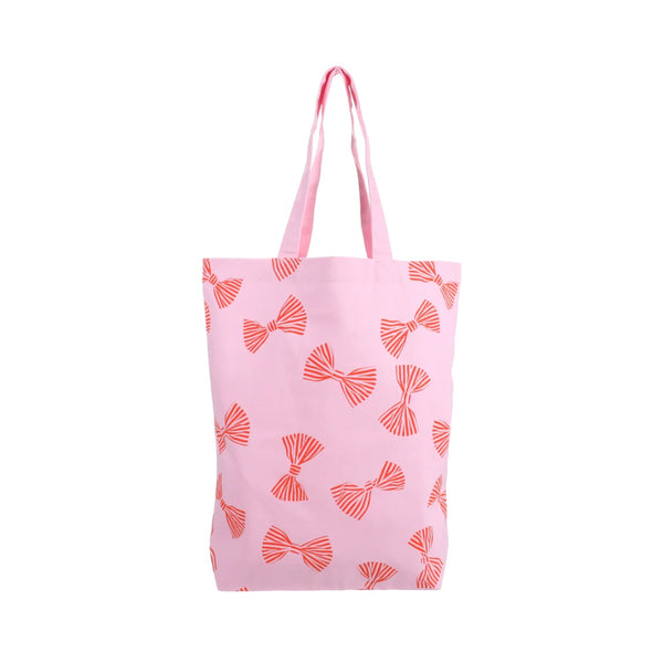 Canvas Tas Bows Pink