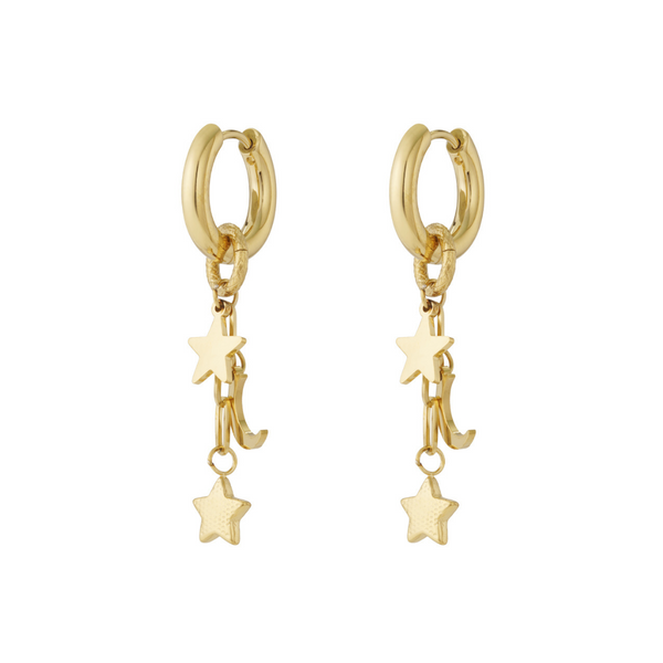 Oorbellen Hoop Midnight