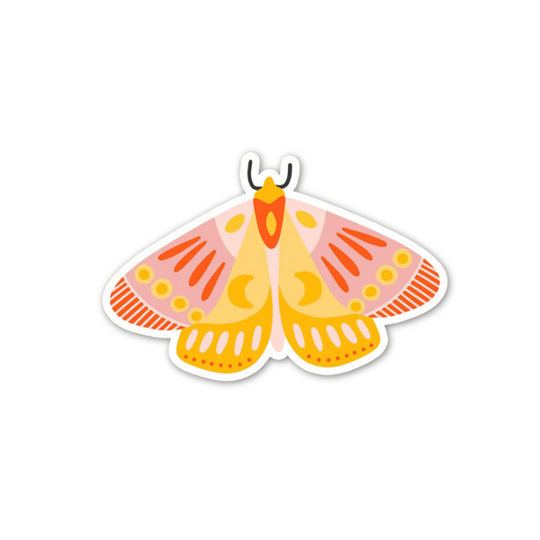 Vinyl Sticker Muchable Nachtvlinder - 1 Stuk