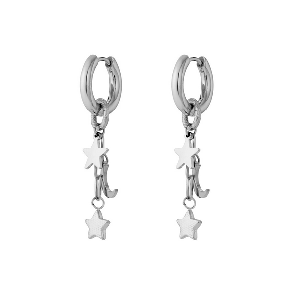 Oorbellen Hoop Midnight