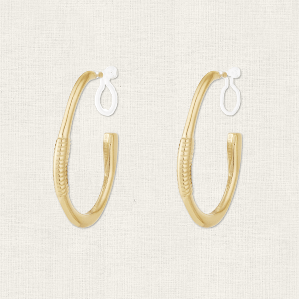Oorbellen Clip-on Endless Hoop