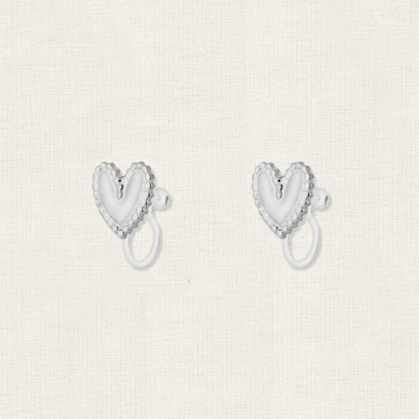 Oorbellen Clip-on Heart