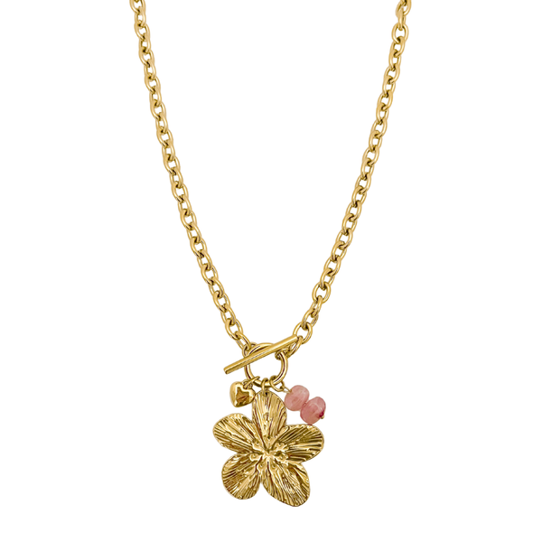 Ketting Flower Pink