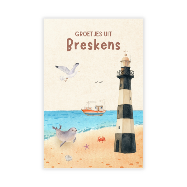 Kaartje Groetjes Uit Breskens