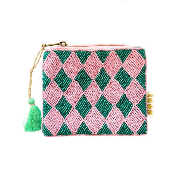 Make-up Tasje Kralen Geruit