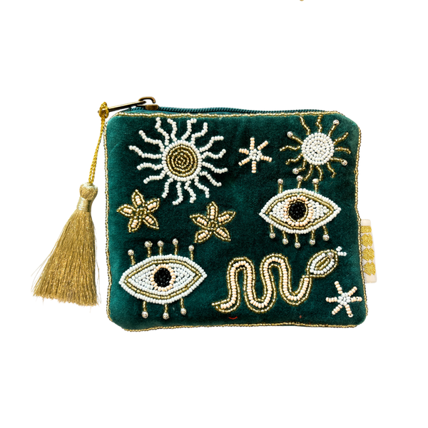 Make-up Tasje Kralen Zon Slang Oog