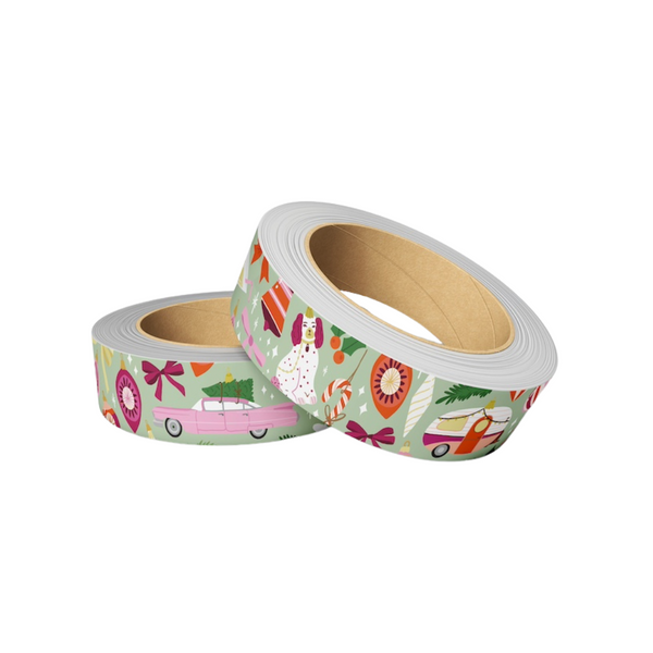 Washitape Muchable Kerst Ornamenten - 1 rol