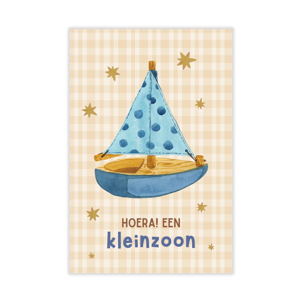 Kaartje Hoera! Een Kleinzoon