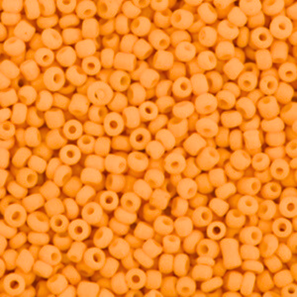 2mm Rocailles Citrus Orange - 15 gram