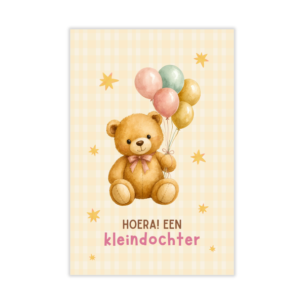 Kaartje Hoera! Een Kleindochter