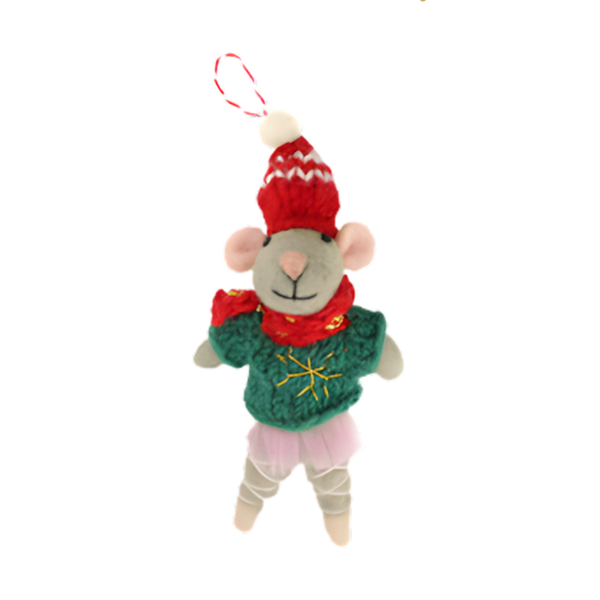 Decoratie Hanger Vilt - Muis