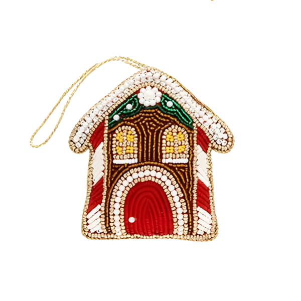 Decoratie Hanger Kralen - Kerst Huisje