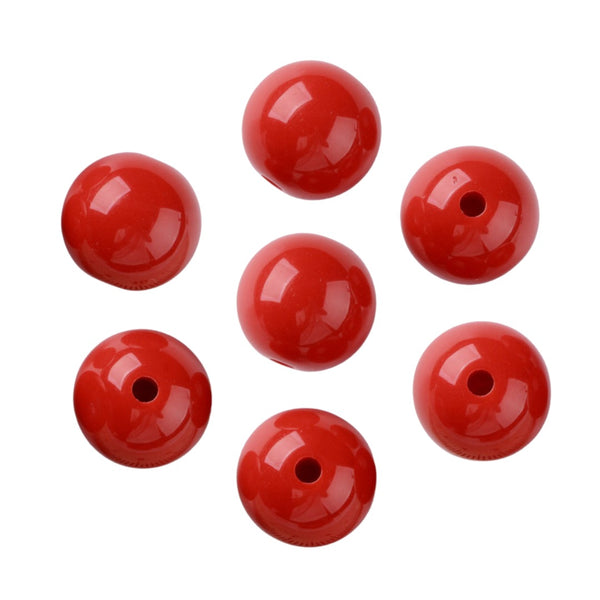 15mm Acryl Kralen Rood - 1 stuk