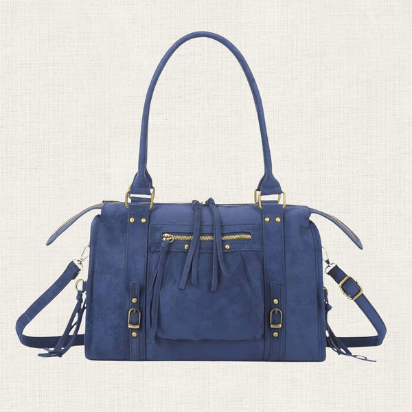 Tas Fringe Big Blauw