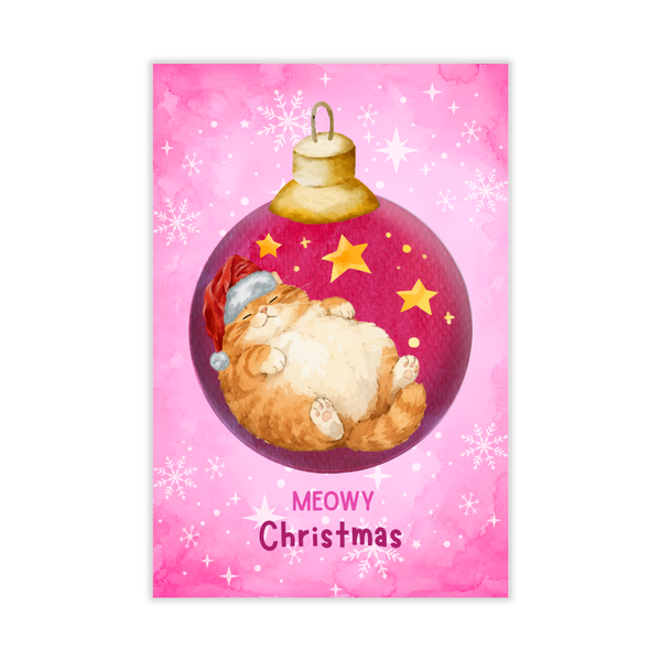 Kaartje Meowy Christmas