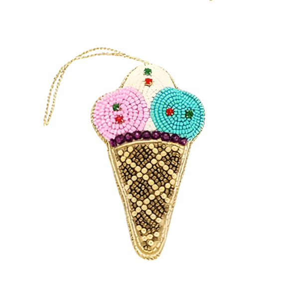 Decoratie Hanger Kralen - Ijsje