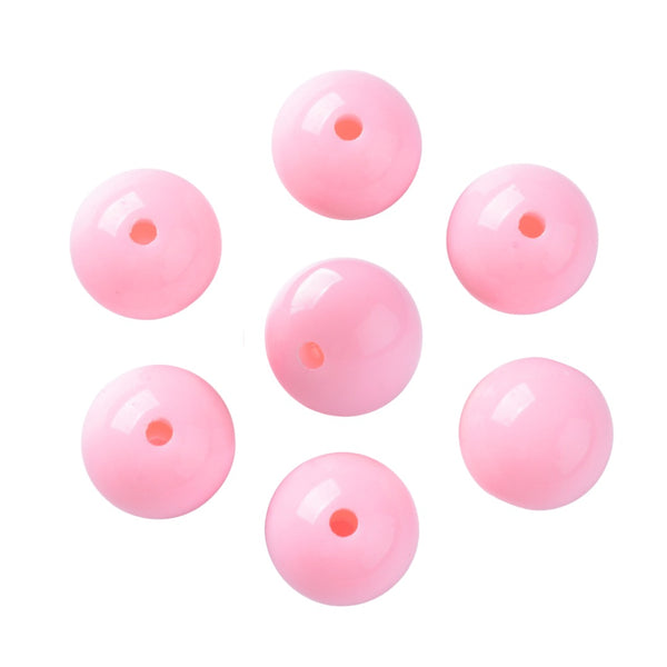 15mm Acryl Kralen Licht Roze - 1 stuk