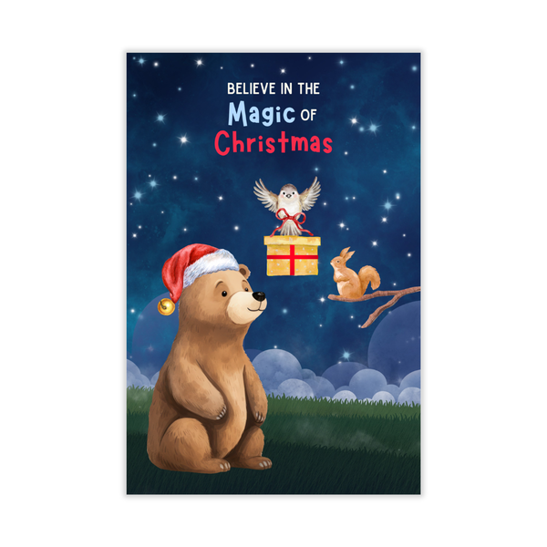 Kaartje Believe In The Magic Of Christmas