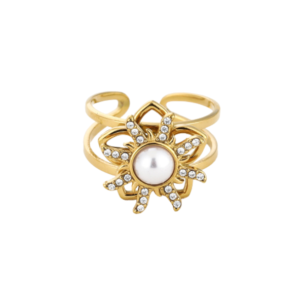 Spinning Ring Sun Pearl