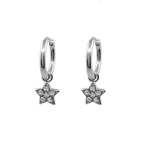 Oorbellen Hoop Galaxy Star