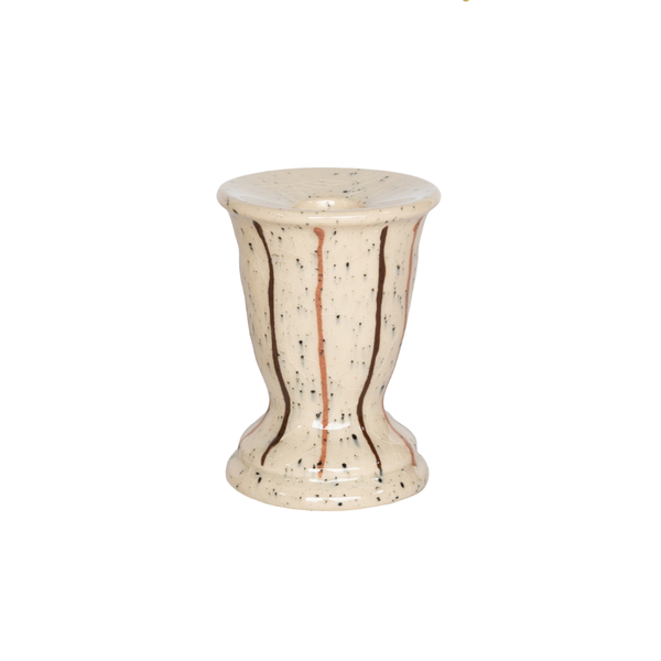 Kaarsen Kandelaar Beige Strepen S