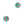 Load image into Gallery viewer, 12mm Acryl Kralen Strepen Groen Roze - 1 stuk
