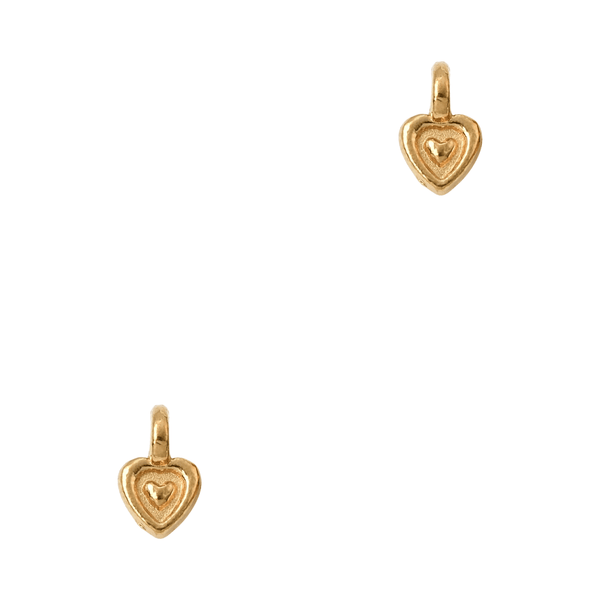 Bedel (Stainless Steel) Hartje 8.5mm Goud - 1 stuk
