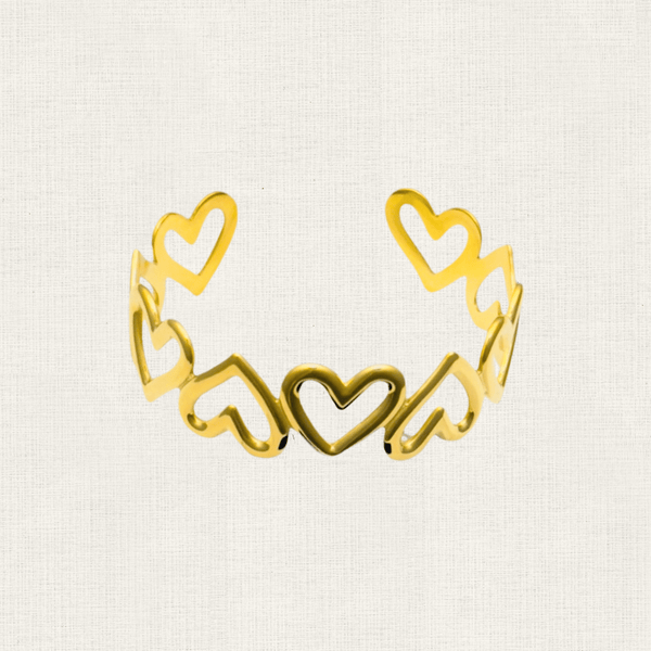Armband Bangle Big Hearts