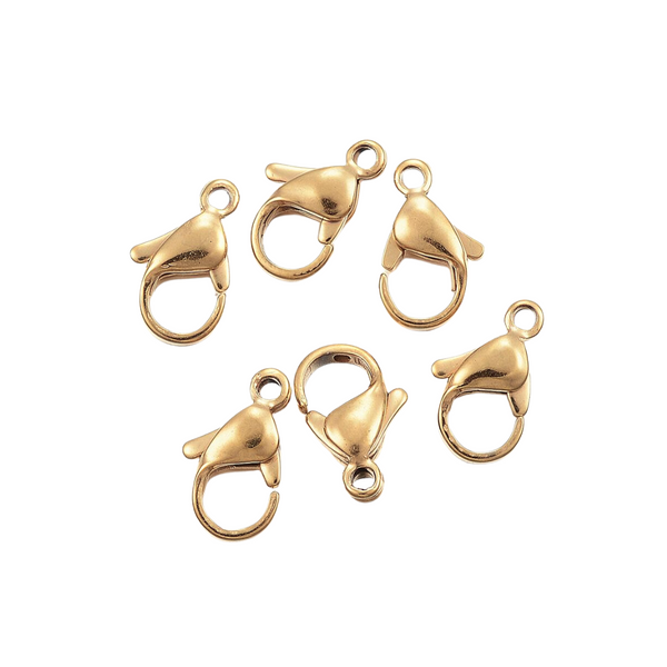 Clasp (stainless steel) 12mm Gold