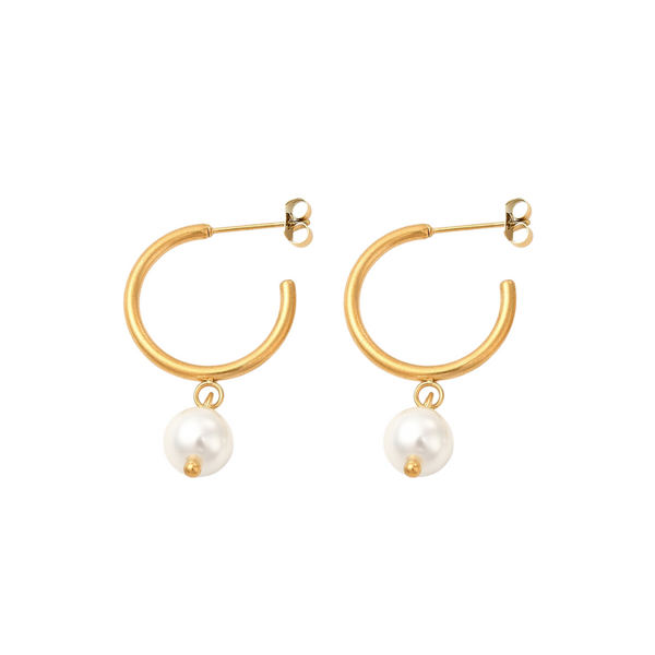 Earrings Hoop Pearly Dream