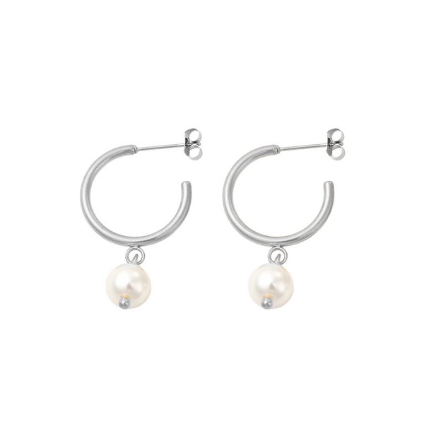 Earrings Hoop Pearly Dream