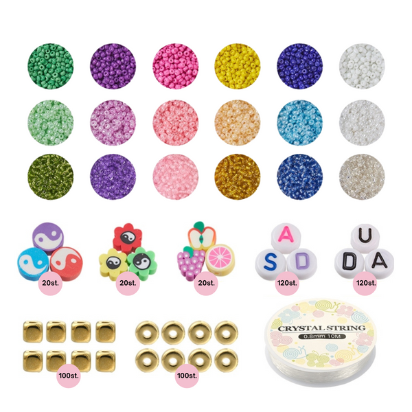 Bead Discount Set Polymer & Acrylic Beads - 5000 Pieces