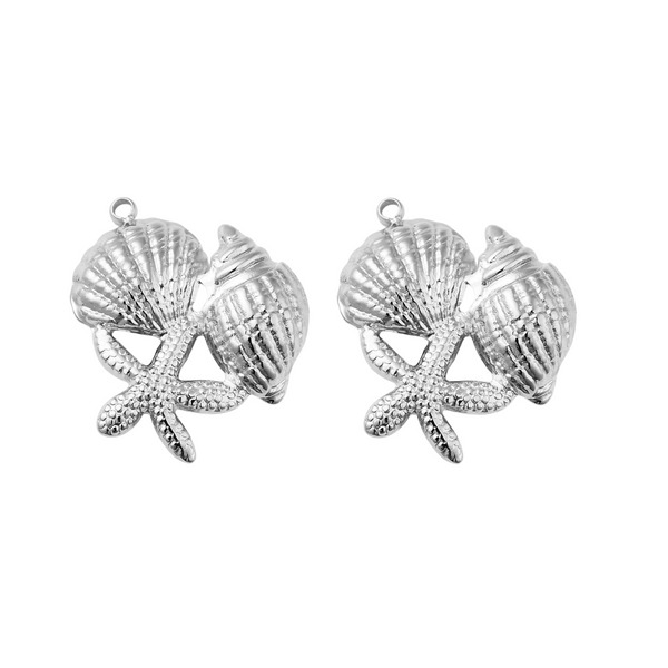 Charm Beach (Stainless Steel) Silver