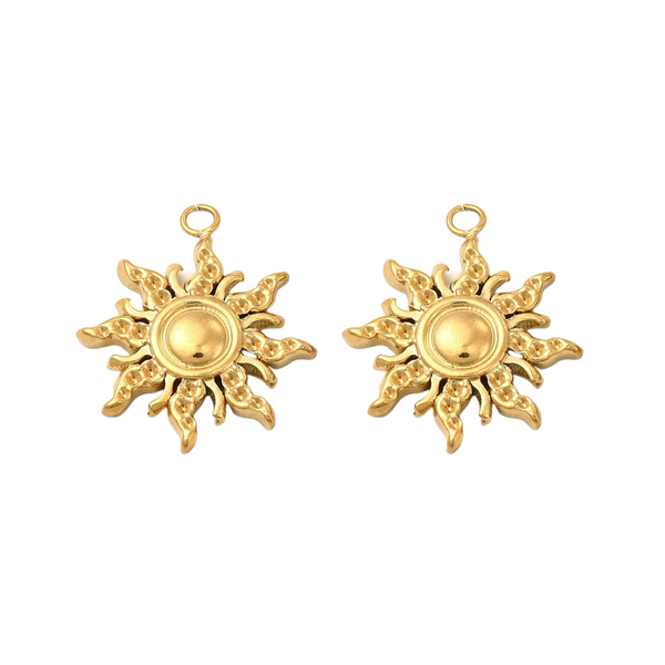 Charm Sun (Stainless Steel) Gold